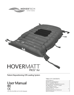 English HoverMatt PROS Air Manual